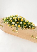 All rose Casket Spray Double Ended